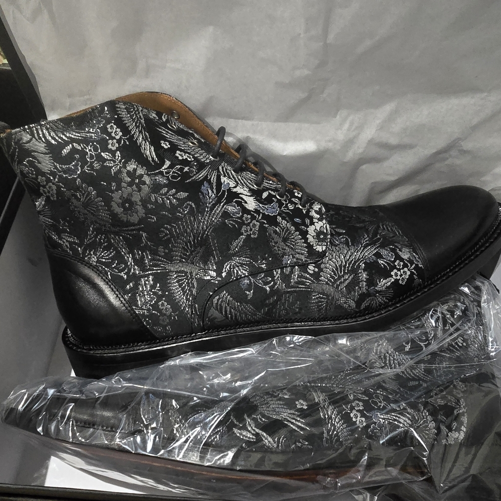 Taft Black Men's Black Boot— Size 13